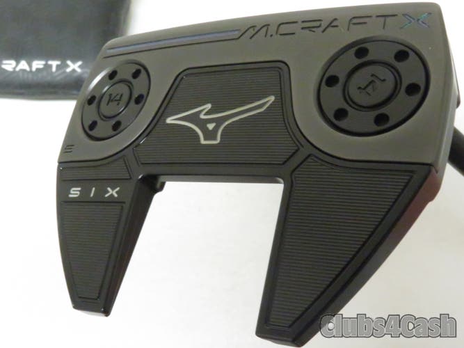 Mizuno Putter M-Craft X Series SIX S Putter Slant Neck 38" +Cover .. MINT