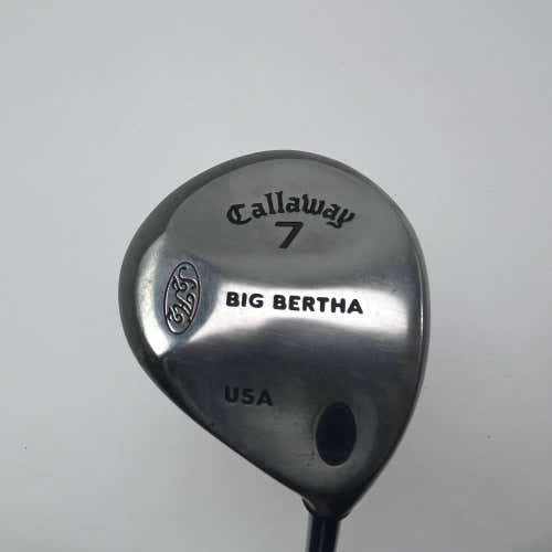 Callaway S2H2 Big Bertha 7 Fairway Wood 21* RCH 90 90g Regular Graphite Mens RH