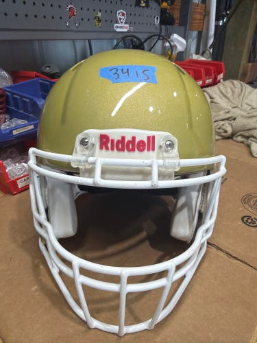 USED RIDDELL SPEED ADULT HELMET - MEDIUM - VEGAS GOLD - REJECT