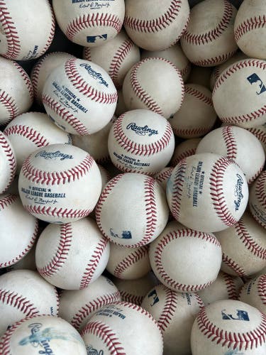 30 MLB BASEBALLS (Used) Like New