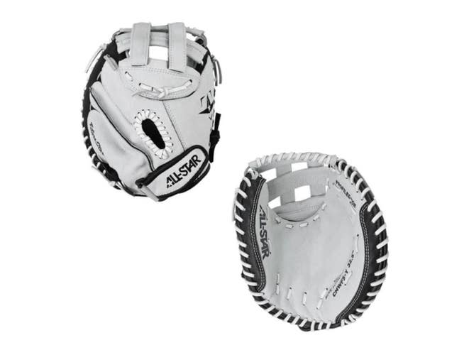 New ALL-STAR 32.5IN RHT FASTPITCH CATCHER MITT FUTURE STAR SERIES 11834-ASTCMW-FS-A-RHT-WH
