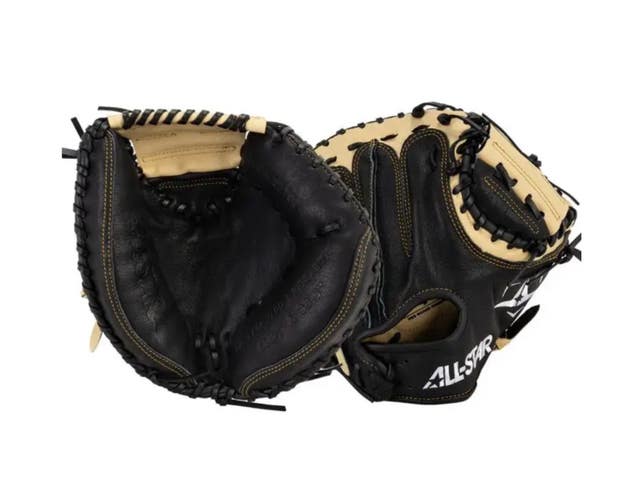 New ALL-STAR 33.5IN LHT CATCHER MITT FUTURE STAR SERIES 11834-ASTCM-FS-A-LHT-BKT