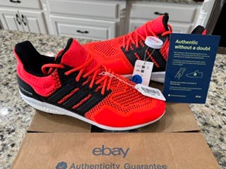 Orange Men's Size M 11.5 (W 12.5) Adult Adidas Low Top Metal (New)