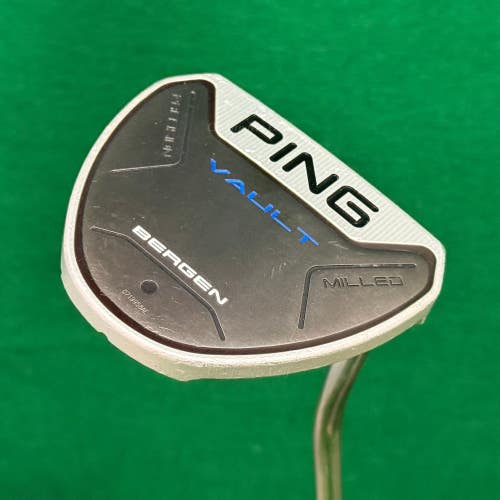 Ping Vault Bergen Milled Black Dot 35" Double-Bend Mallet Putter w/ Super Stroke