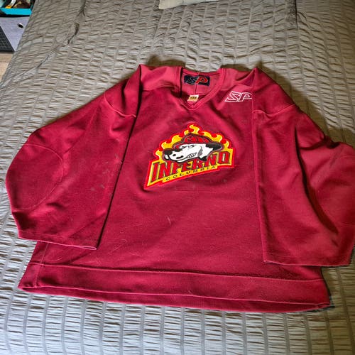 Columbia Inferno ECHL goalie practice jersey