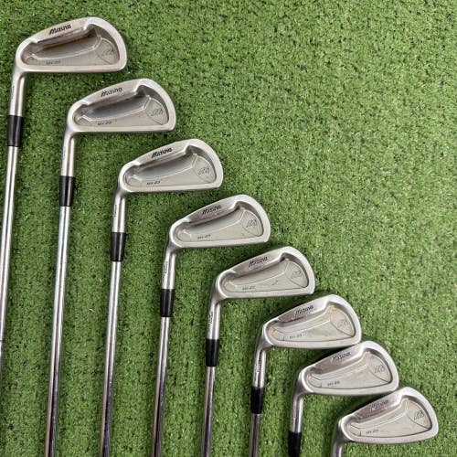 Mizuno MX-23 Forged Iron Set 3-9 Dynalite Gold S300 Stiff Left Handed +1/2 Long