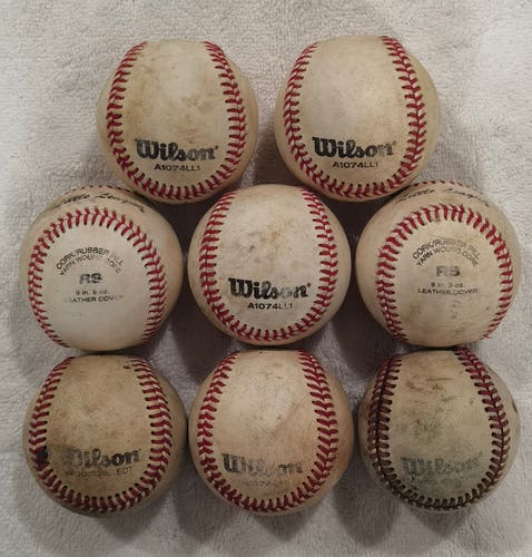 Wilson Baseballs 8 pack (Used)