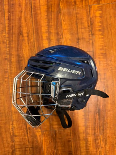 Bauer Re-Akt 155 Helmet Navy Blue (S) (Used)