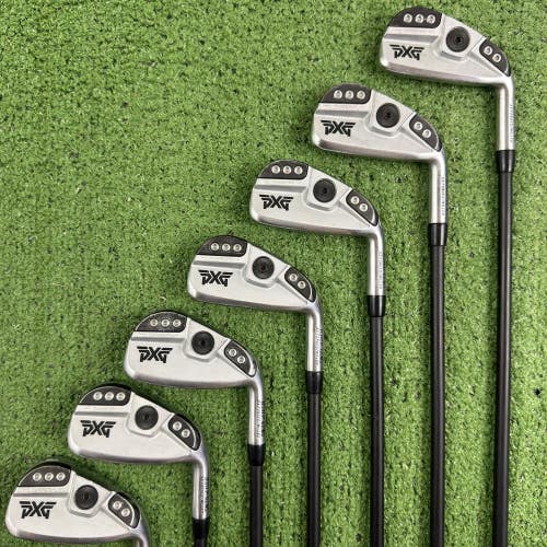 PXG 0311P Gen 5 Forged Iron Set 4-PW MMT Chemical 80g Stiff Flex Graphite