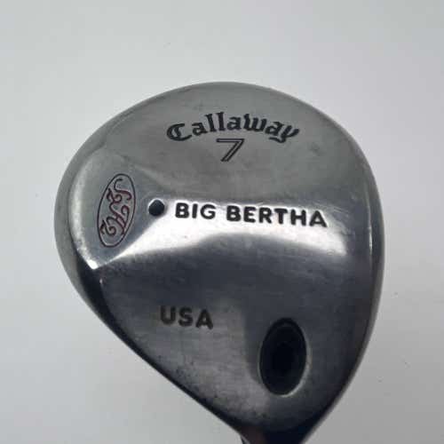 Callaway S2H2 Big Bertha 7 Fairway Wood 21* RCH 90 90g Regular Graphite Mens RH
