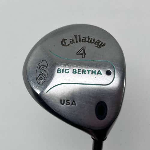 Callaway S2H2 Big Bertha 4 Fairway Wood 17* GEMS Ladies Graphite Womens RH