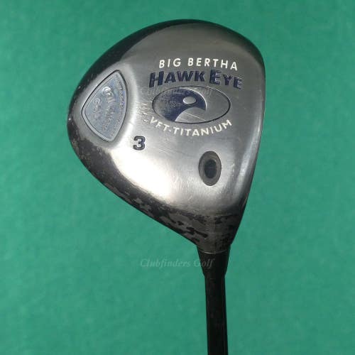 Callaway Big Bertha Hawk Eye VFT Fairway 3 Wood Mercury Graphite Regular