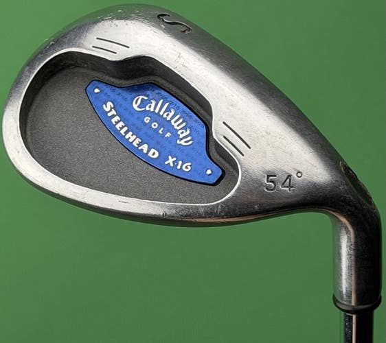 Callaway Steelhead X16 Single Sand SW Wedge 54* Steel True Temper Stiff Flex RH