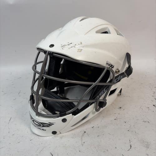 Cascade CS-R Lacrosse Helmet, White,