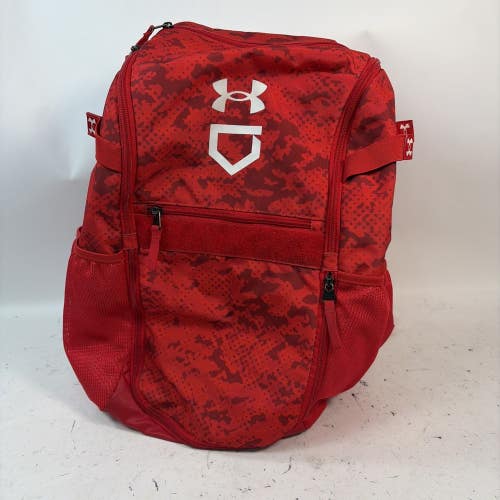 Under Armour Basebal Backpack, Red Camo