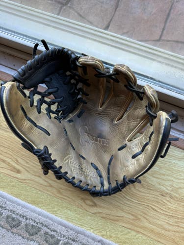 Rawlings Gold Glove Elite RH Infield Baseball Glove 11.5" (Used) Fully Broken in