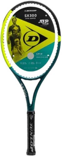 Dunlop SX 300 Tennis Racquet, Yellow and Teal/Black