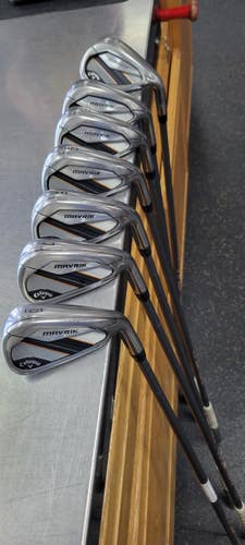 Used Callaway MAVRIK Mens Iron Set RH 6I-SW 11497-S000161743