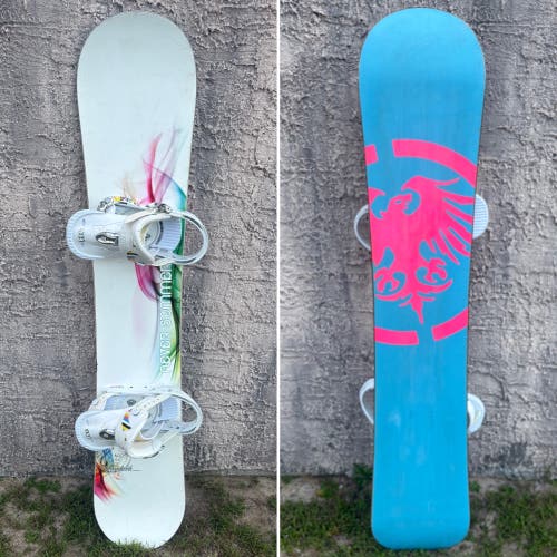 146cm Never Summer Pandora Snowboard With Burton Lexa Bindings