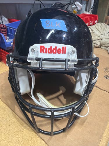 USED RIDDELL SPEED ICON ADULT HELMET - SMALL  - BLACK