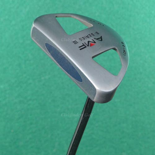 LH AMF B-Series III Mallet Double-Bend 35" Putter Golf Club w/ Headcover