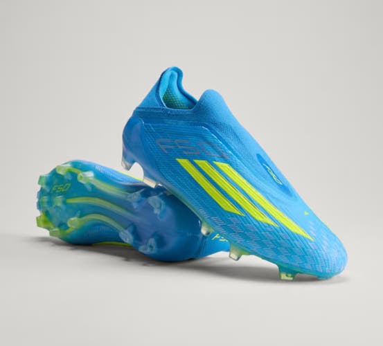 Adidas F50 Elite LL FG Soccer Cleats Lucid Ray Blue men’s size 8 *NEW* JR6461
