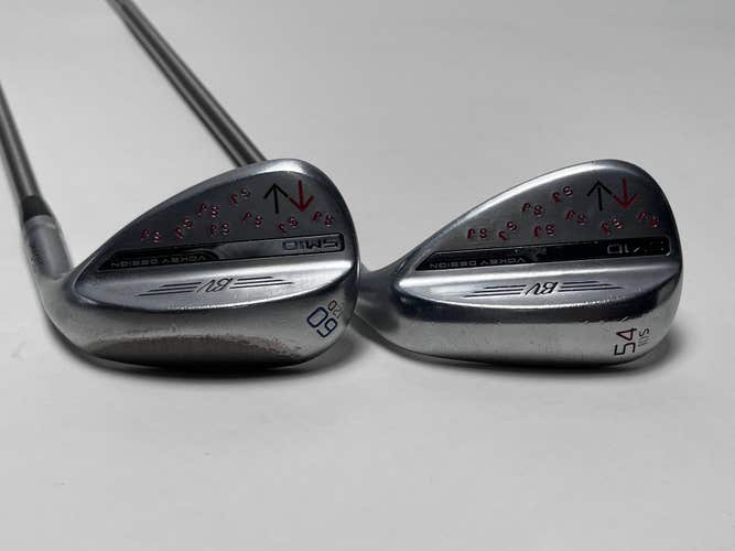 Titleist Vokey SM10 Tour Chrome Wedge Set 54* 10 | 60* 12 SteelFiber Regular RH