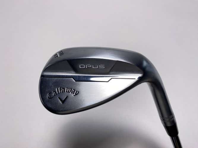 Callaway Opus Brushed Chrome Lob Wedge 58* 6 T-Grind DG Mid 115g Steel Mens RH