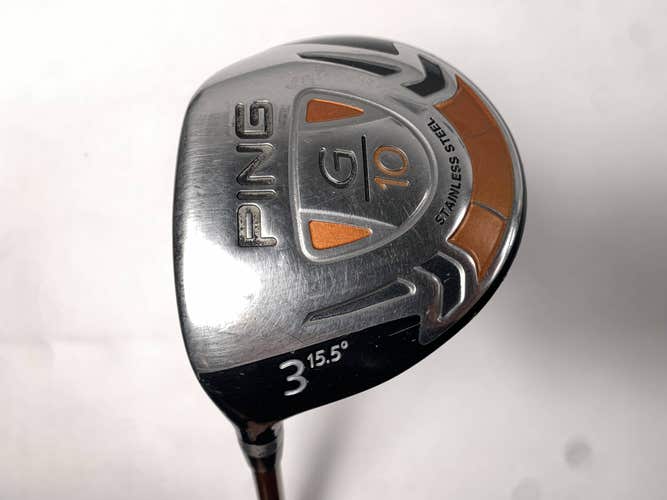 Ping G10 3 Fairway Wood 15.5* TFC 129 F Regular Graphite Mens RH Undersize Grip