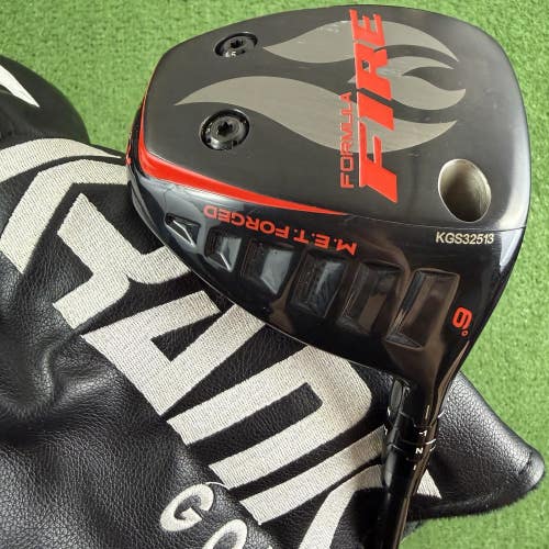Krank Formula Fire Long Drive Driver 6 Degree HZRDUS RDX Smoke 5.5 Regular Flex