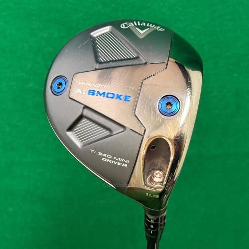 Callaway Paradym Ai Smoke TI 340 Mini 11.5 Driver Kai'li White 60S Stiff