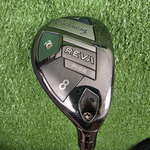 Callaway Reva Rise 8 Hybrid 38 8H UST LIN-Q LTE 4FI Ladies Flex Graphite RH 36"