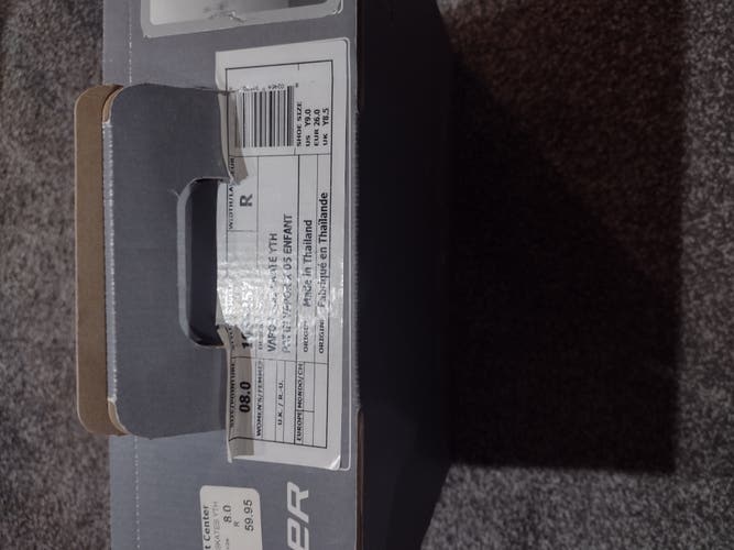Bauer hockey skates toddler size 8