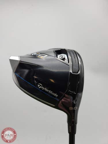 2024 TAYLORMADE QI10 DRIVER 9* STIFF HZRDUS GEN 4 SILVER 70G +HC GOOD