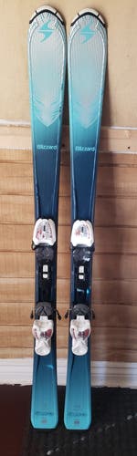 130cm GIRLS JR. SKIS Blizzard SHEEVA w/IQ BLIZZARD/MARKER EZ Track Bindings 4.5 *USED* CLEANED