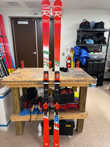 Rossignol Hero FIS GS Pro 193 cm Racing Skis With Bindings Max Din 18 (Used)