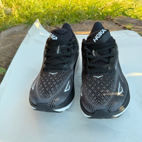 Black Women's Adult Hoka Clifton 9 Shoes (New)