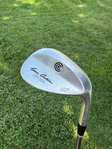 Cleveland 588 Chrome Lob Wedge 60 Dynamic Gold Stiff Flex 35" NICE