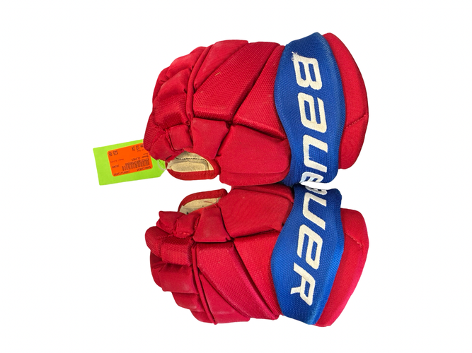Used Bauer GLOVES Intermediate Gloves Red 10" 11682-S000139835