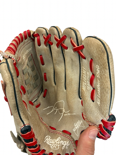 Used Rawlings MIKE TROUT 10 1/2IN BB/SB Glove RH Throw Grey 10 1/2" 11682-S000139261