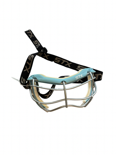 Used STX GOGGLES Lacrosse Facial Protect Grey SM 11682-S000139611