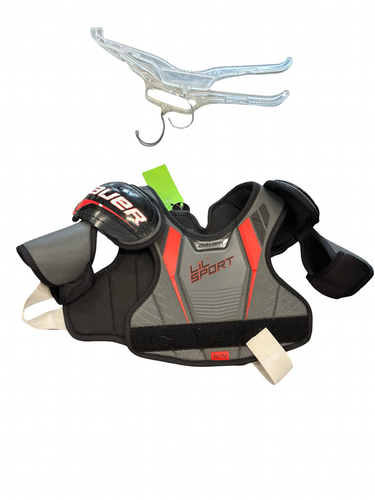 Used Bauer LIL SPORT SHOULDER PADS Youth Shoulder Pads MD 11682-S000139635