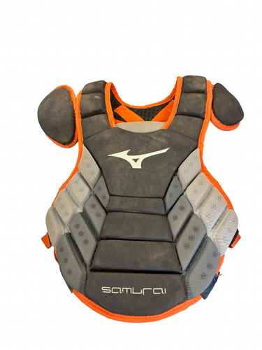 Used Mizuno SAMURAI Catchers Chest Protector Black Youth 11682-S000139653