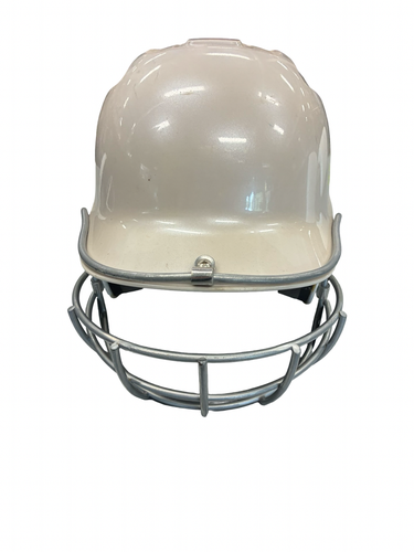 Used Adidas BATTING HELMET Batting Helmet w/Mask Grey S/M 11682-S000139665