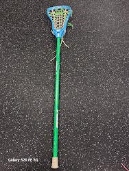 Used STX CRUX X 6000 Wmn Atk/Mid Complete Stick Green And Royal Blue 11849-S000044623