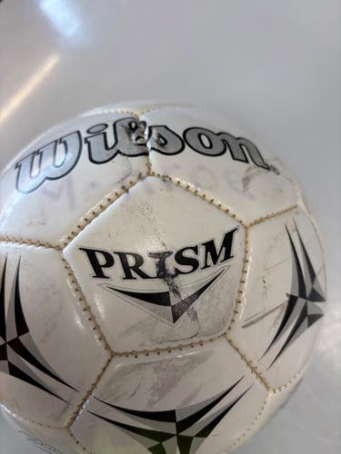Used Wilson PRISIM All Size Soccer Ball White 4 11860-C000316294