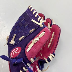 Used Rawlings HIGHLIGHT SERIES BB/SB Glove RH Throw Pink 10" 11860-C000316281