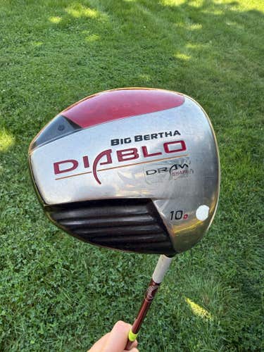 Callaway Big Bertha Diablo Draw Driver 10 Aldila Diablo DVS Regular Flex 44.5"