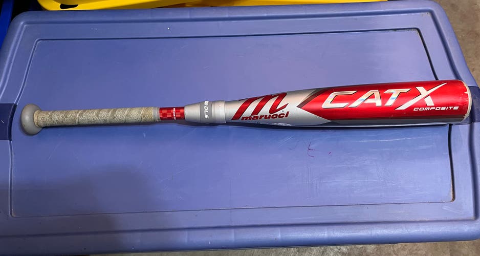 2023 Marucci CAT X Composite USSSA JBB Certified Bat (-10) 17 oz 27" (Used)
