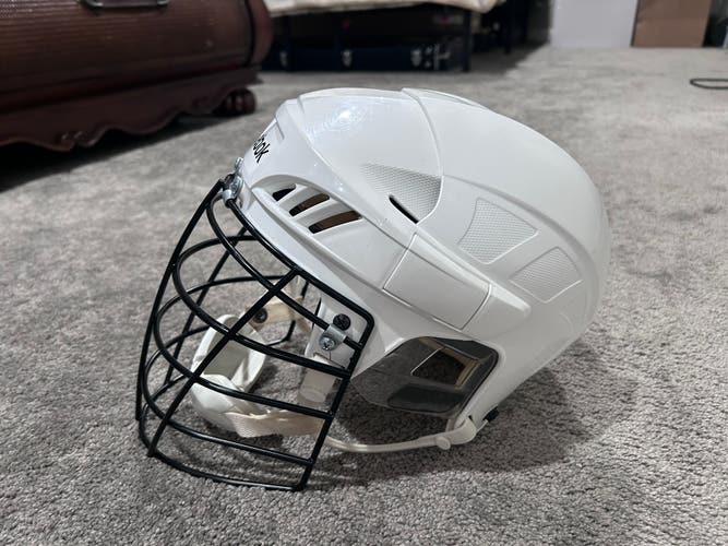 Reebok Box Lacrosse Helmet Senior Medium White